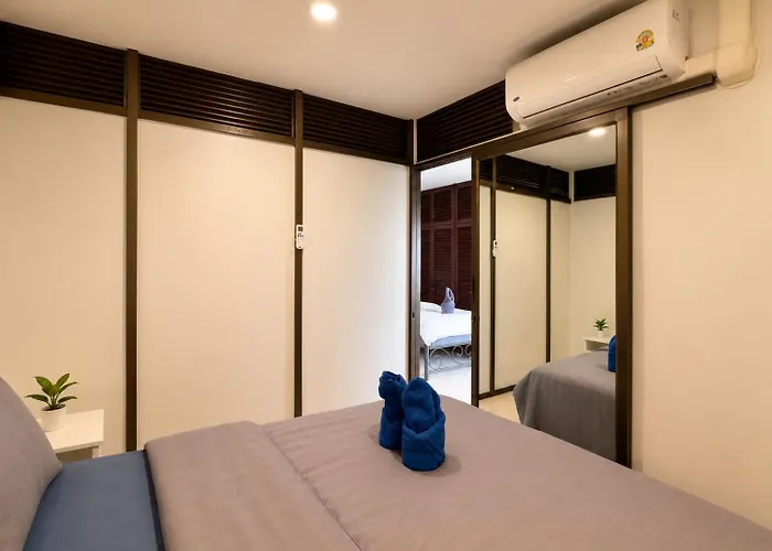 Apartment High Floor 2br 1bath Near Bts Night Market 5pax *