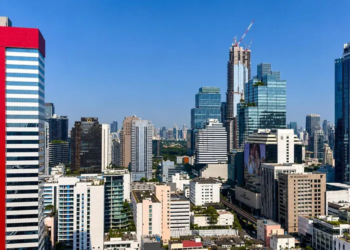 Apartment High Floor 2br 1bath Near Bts Night Market 5pax *